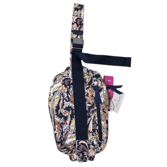 Vera Bradley Performance Twill Utility Sling Backpack in Tangier Paisley NWT - Picture 4 of 9
